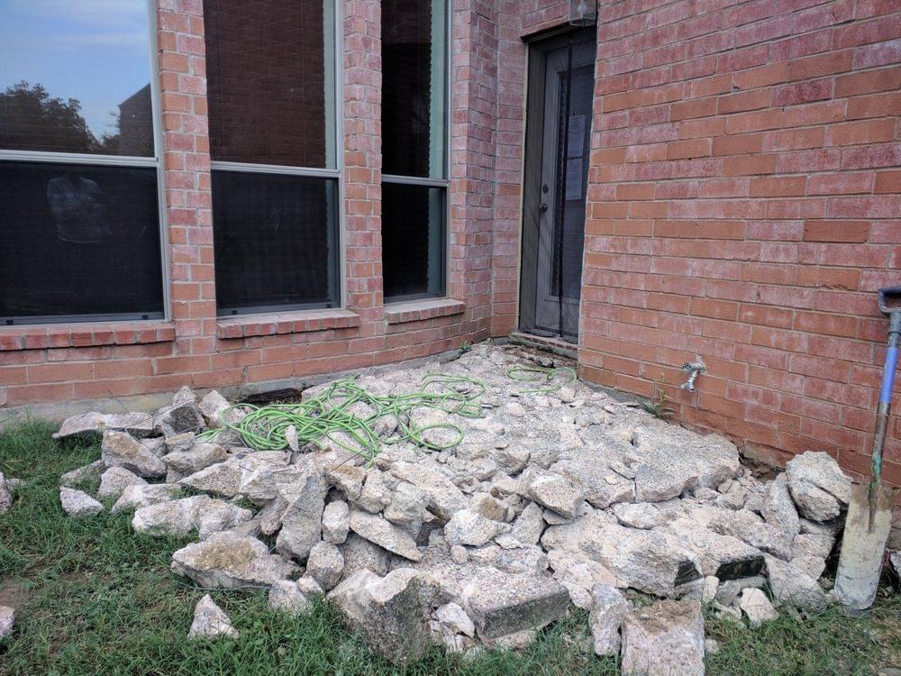 Construction,Waste,,Concrete,Patio,Demolished,To,Make,A,Bigger,,Newer Concrete Patio Removal